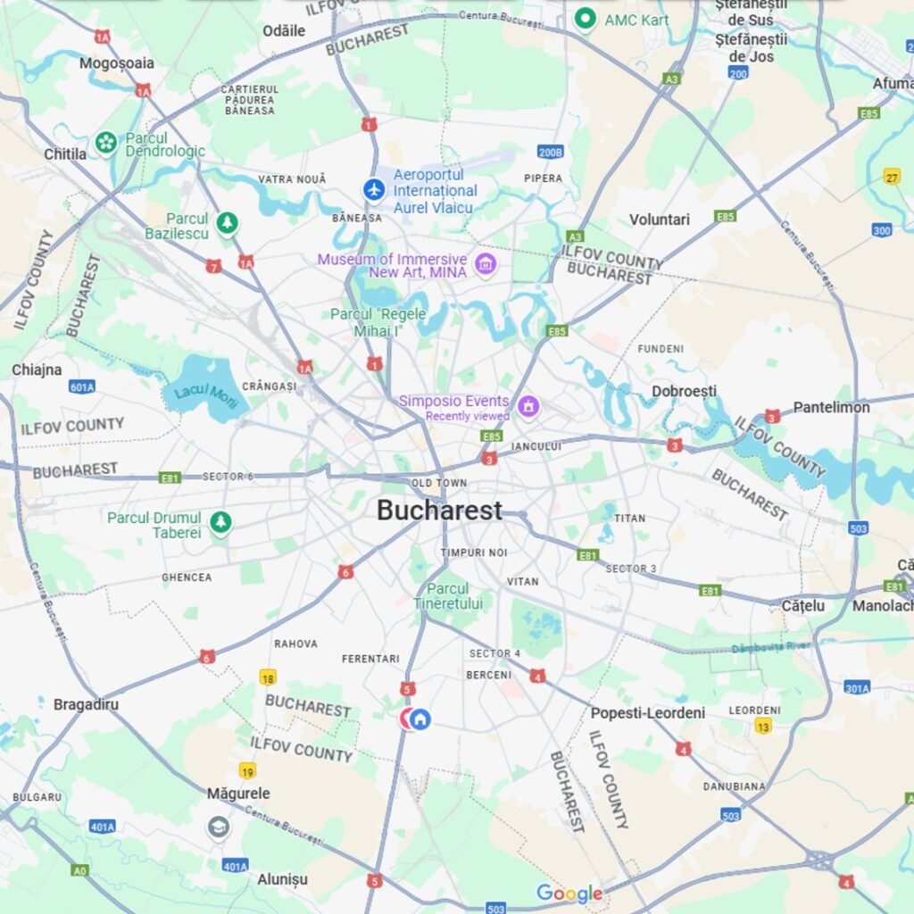 zone examinare auto Bucuresti